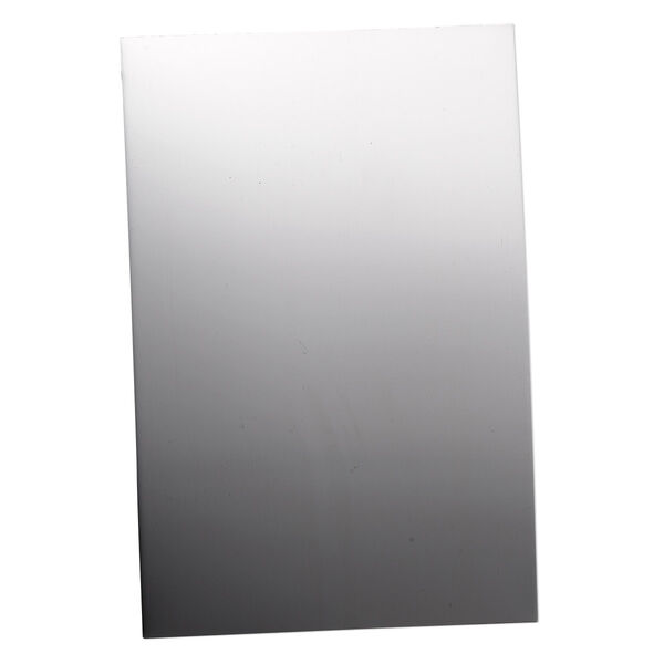 Sheet, sterling silver, half-hard with mirror finish, 24 gauge, 6x4 inches. Sold individually. image number 0
