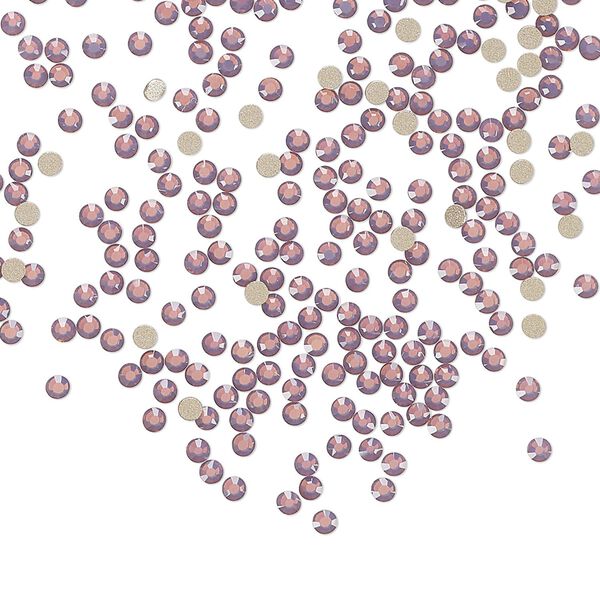Flat back 144pk amethyst opal foil back, Preciosa MAXIMA Czech crystal rhinestone 1.7-1.9mm chaton rose round SS5 image number 0