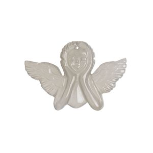 Gray moonstone 1pkg1, hand-cut top-drilled angel focal natural 29x19mm-31x21mm