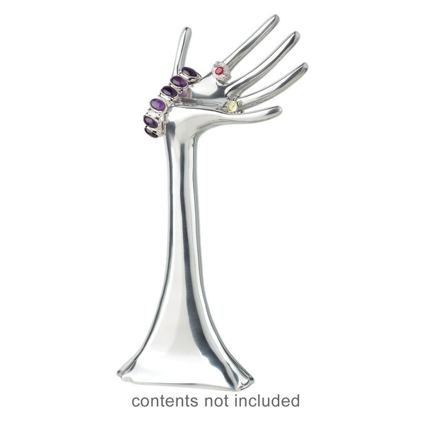 Display, aluminum, 14-3/4 x 5-1/2 x 4-1/2 inch hand. Sold individually. image number 1