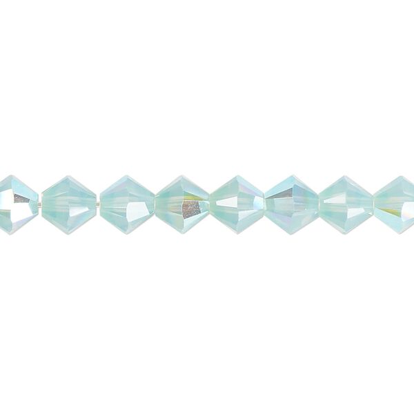 Bead 24pk Pacific opal shimmer, Crystal Passions® 6mm bicone 5328 image number 0