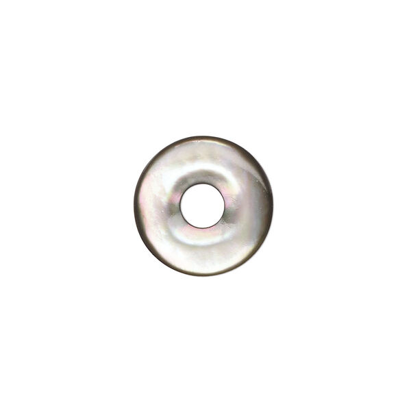 Focal 1pkg1 black lip shell, 15mm donut natural image number 0