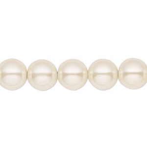 Hemalyke™ 1pkg1, pearlescent round bead 15.5-16 inch 10mm