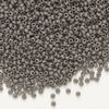 Seed bead, Preciosa Ornela Czech glass, 1pkg500g, 2.0-2.2mm rocaille, opaque matte terra dyed stone grey chalkwhite (06443) image number 0