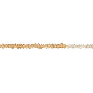 Multi-gemstone 1pkg1, hand-cut faceted rondelle bead 12 inch 2x1mm-3x2mm