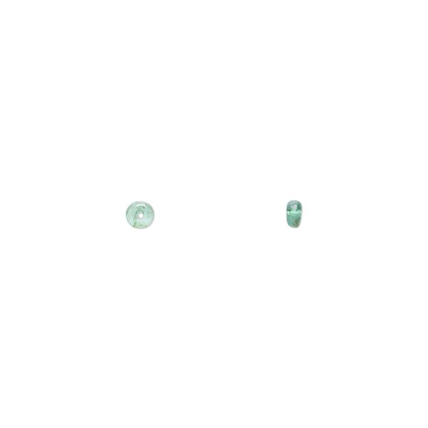 Emerald 1pkg1, hand-cut rondelle bead 3x1mm-4x2mm image number 0