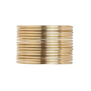 Wire, 12Kt gold-filled, dead-soft, round, 16 gauge. Sold per pkg of 5 feet.