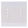 Earring card, flocked plastic, grey, 2x2-inch square. Sold per pkg of 100. image number 0