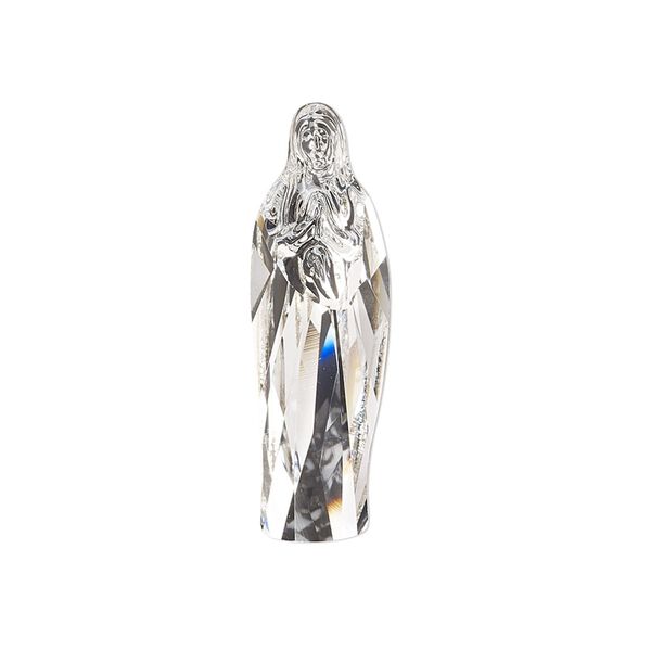 Fancy stone 1pk crystal foil back, Crystal Passions® 30x9.5mm Virgin Mary 4973 image number 0