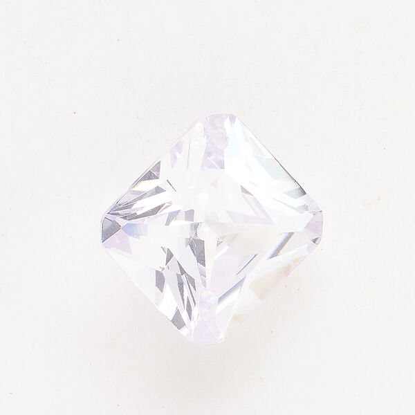 Drop cubic zirconia 1pk 25mm faceted diamond, transparent blue shade image number 0