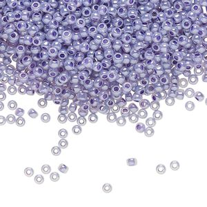 Seed bead, TOHO BEADS®, glass, pkg/250g, #11 round, opaque ceylon gladiola (TR-11-922).