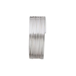 Wire, stainless steel, soft, half-round, 21 gauge. Sold per pkg of 12 meters.