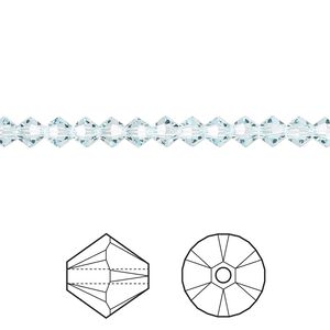 Bead 48pk light Azore, Crystal Passions® 4mm bicone 5328