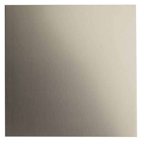 Sheet, copper / zinc / nickel, nickel silver, half-hard, 6-inch square, 24 gauge. Sold individually. image number 0