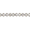 Bead 1pkg720 crystal urban grey, Swarovski&reg;, 5mm XILION bicone 5328 image number 0