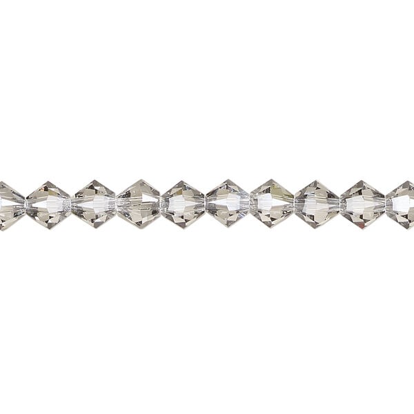 Bead 1pkg720 crystal urban grey, Swarovski&reg;, 5mm XILION bicone 5328 image number 0