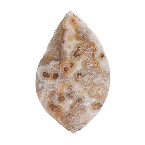 Laguna lace agate 1pkg1, freeform focal natural 27x24mm-42x28mm