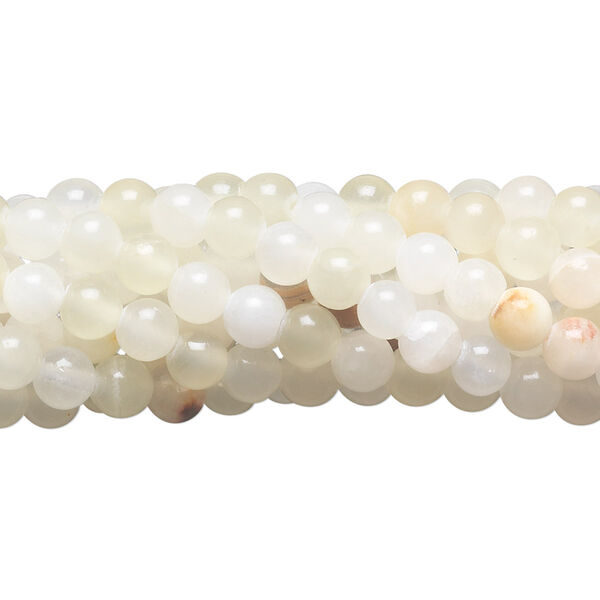 Italian "onyx" 1pkg10, round bead C grade, 15.5-16 inch 4mm image number 0