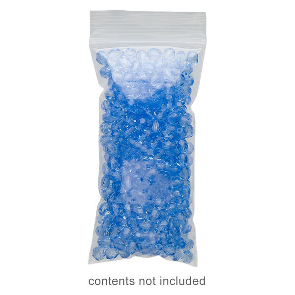 Bag, Tite-Lip™, plastic, clear, 2x4-inch top zip. Sold per pkg of 1,000. image number 0