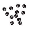 Drop 12pk jet, Crystal Passions® 6mm pendant mini disk 6428 image number 1