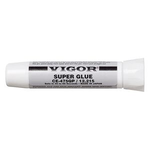 Adhesive, Vigor® Super Glue, glue, pkg/0.07 fluid ounce tube.