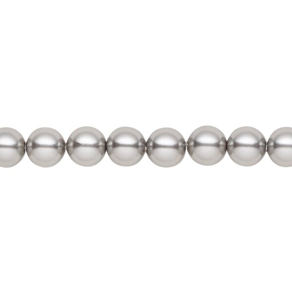 Pearl 500pk grey, Crystal Passions® 6mm round 5810 image number 0