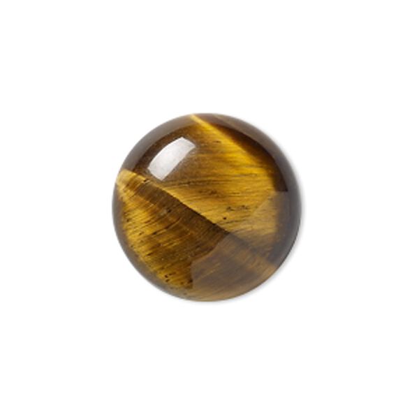 Tigereye 1pkg2, calibrated round cab natural 16mm image number 0