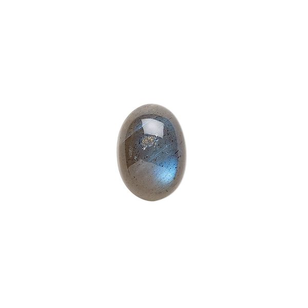 Labradorite 1pkg1, hand-cut calibrated oval cab natural 14x10mm image number 0