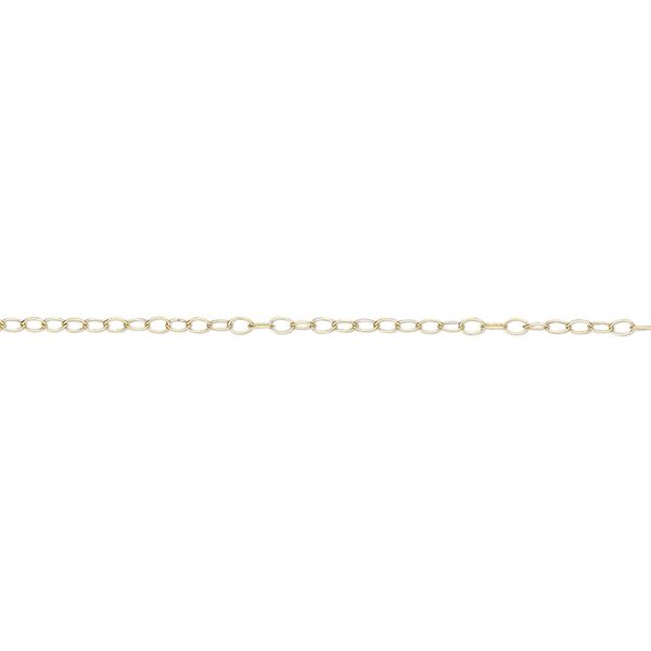 Chain 1pkg1 Gossamer™, 14Kt gold-filled, 1.2mm cable, 5 foot. image number 0