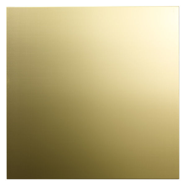 Sheet, copper and zinc, jeweler's bronze, half-hard, 6-inch square, 18 gauge. Sold individually. image number 0