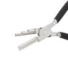 Pliers, wire-wrapping, stainless steel and PVC plastic, black, 6 inches. Sold individually. image number 1