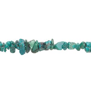 Turquoise 1pkg1, chip bead 36 inch medium