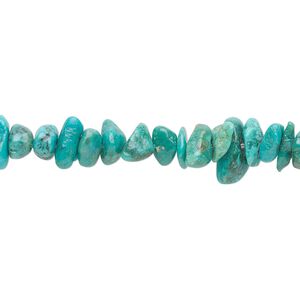 Turquoise 1pkg1, chip bead 15.5-16 inch small