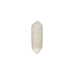Golden selenite 1pkg1, hand-cut undrilled double terminated point component 19x6mm-21x6mm