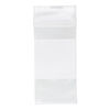 Bag, Tite-Lip™, plastic, clear and white, 2x1-inch top zip with block. Sold per pkg of 100. image number 1