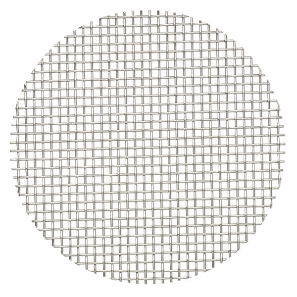 Mesh screen, stainless steel, 4-inch round. Sold individually. image number 0