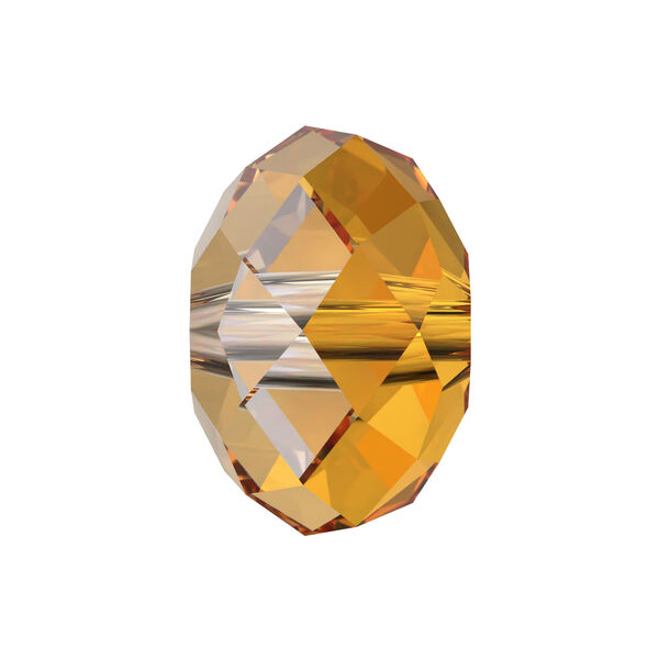 Bead 1pkg12 dark orange (HICT), Crystal Passions® 6x4mm rondelle 5040 image number 0