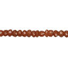 American opal 1pkg1, hand-cut faceted rondelle bead natural, 15.5-16 inch graduated 4x2mm-6x4mm image number 1