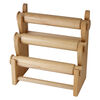 Display, bracelet, lacquered wood, 12 x 11-3/4 x 6-inch three-tier. Sold individually. image number 0