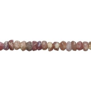 Pink tourmaline 1pkg1, hand-cut faceted rondelle bead natural 14 inch 4x2mm-5x3mm