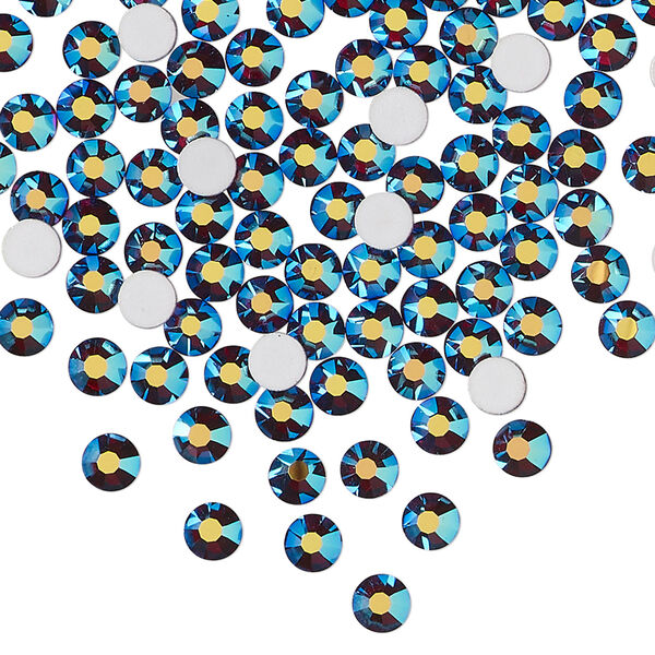 Flat back 1pkg144 vivid Siam foil back, Preciosa MAXIMA Czech crystal rhinestone, 3.8-4.0mm chaton rose round SS16 image number 0