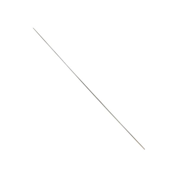 Needle, Beadalon®, stainless steel, pkg/4, 4-1/2 inches, fine, 0.41mm width, big-eye. image number 0
