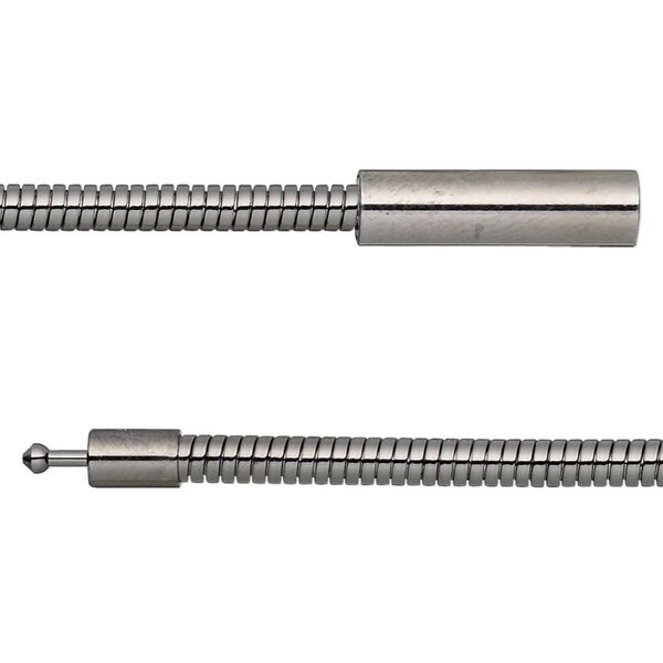 Chain, gunmetal-plated brass, 3mm omega, 24 inches with pop-style clasp. Sold individually. image number 0