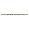 Freshwater pearl 1pkg1, freeform, 15 inch light antique gold 8x7mm-14x9mm cultured image number 1