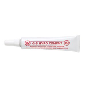Adhesive, G-S Hypo Cement®, pkg/1/3-fluid-ounce tube.