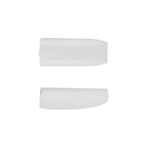 Replacement jaw, Wubbers®, nylon, pkg/set of 2, white.