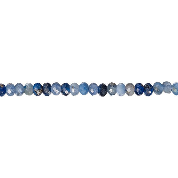 Kyanite 1pkg1, faceted rondelle bead natural 15.5-16 inch 3x2mm-3.5x2.5mm image number 0