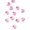 Drop 12pk rose, Crystal Passions® 6mm pendant mini disk 6428 image number 1