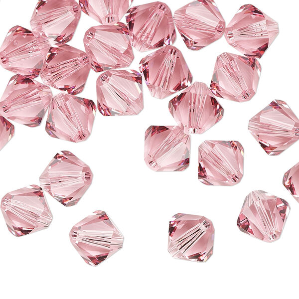 Bead 288pk light rose, Swarovski® 8mm XILION bicone 5328 image number 0