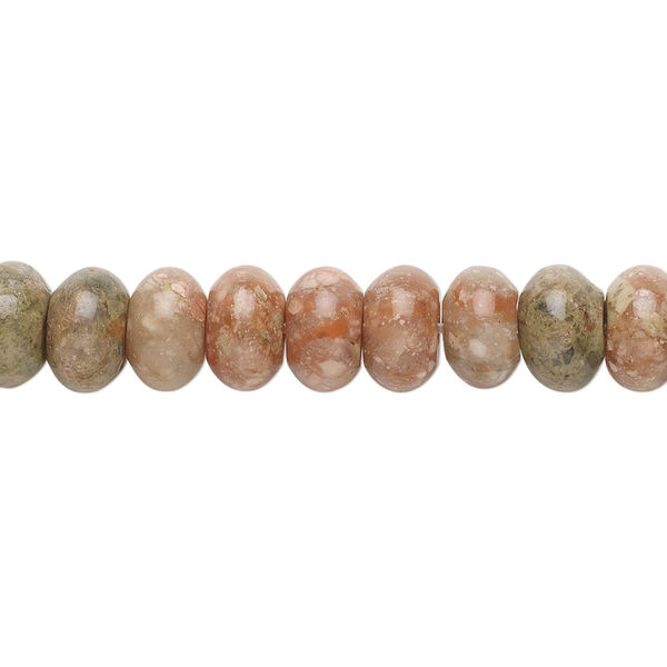 Autumn jasper 1pkg1, rondelle bead natural B grade, 15.5-16 inch 8x5mm image number 0